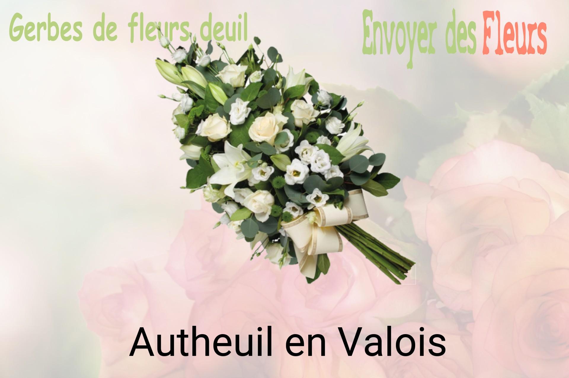Gerbe de fleurs de deuil livrée à Autheuil-en-Valois