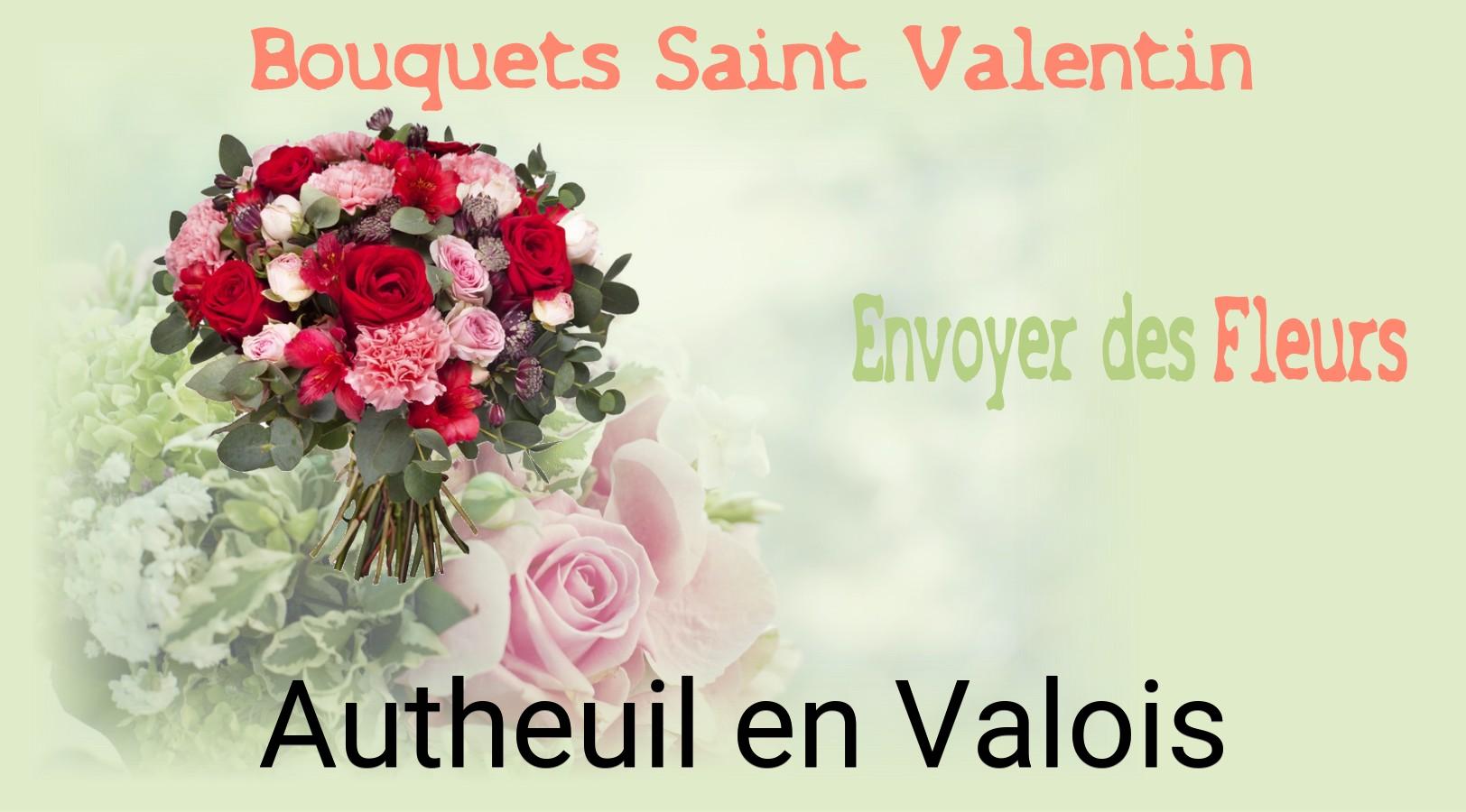 Roses de Saint-Valentin livrées à Autheuil-en-Valois